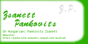 zsanett pankovits business card